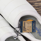 Dluxe By Dearfoams Womens Jess Slide Slippers 89471225 Cream Off White XL(11-12)