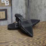 A New Day London Lace Slingback Bow Flats 94303521 Black 6M