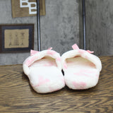 Max & Olivia Girls Slip On Slippers White / Pinkq L/XL