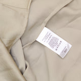 DKNY Womens Long Sleeve Point Collar Pocket Shirt UG4TT666 Trench Brown XS