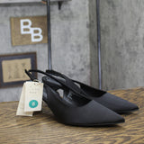 A New Day Simone Rhinestone Ball Slingback Heels 94660896 Black 8M