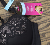 Maidenform Devotion Your Lift Convertible Straps 1195 Black / Evening Blush 36C