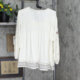 Knox Rose Women's Raglan 3/4 Sleeve Scoop Neck Blouse JRW8914KED