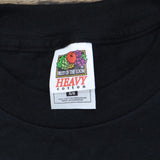Fruit of the Loom Boys Youth Heavy Vintage Short Sleeve T-Shirt Tee Black 6/8