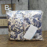 Vhc  Panels Dorset Floral Farmhouse Set of 2 Window Curtain Navy Blue 63"x36"