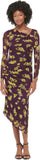 Calvin Klein Women's Printed Mesh Bodycon Dress M2HDP064