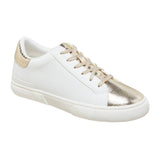 A New Day Womens Maddison Sneakers with Memory Foam Insole White / Gold 7.5M