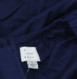 A New Day Womens Open Back Maxi Dress Woven 94439780 Navy Blue L