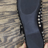 A New Day Womens Issa Rhinestone Mary Jane Ballet Flats 90870756 Black 7M