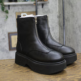Wild Fable Honor Ankle Combat Platform Boots 94642926 Black 8M