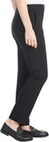 Hilary Radley Womens Ponte Pull-On Mid Rise Slim Leg Pants 1797446
