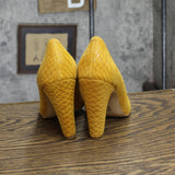 Anne Klein Women's Hollyn Leather Pump 1673c122334e8d Yellow 6M