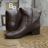 Universal Thread Knee High Boots Faux Leather with Memory Foam Insole Brown 8M