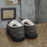 Isotoner Women’s Genuine Suede Moccasin Slippers 7956 Ash Gray M (7/8)
