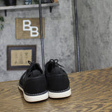 Cat & Jack Boys Slip On Lightweight Dress Sneakers Charcoal Black 2