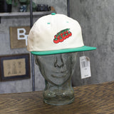 Monte's Fine Foods Tomato Vine Snapback Baseball Hat Khaki / Green