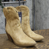 Universal Thread Womens Jacey Western Ankle Boots 90511599 Tan Brown 7M