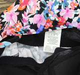 Swim Solutions Womens Blushing Pleated Tankini Swim Top 806836 Multi Pink 14