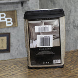 J. Queen New York Lyndon Quilted Single Pillow Sham Taupe Brown King