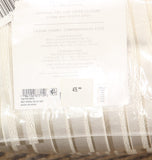 Hotel Collection Strie 3-Piece Duvet Cover Set Ivory Off White Full / Queen