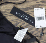 La Blanca Womens Island Goddess Lingerie One Piece Swimsuit Black Noire 4