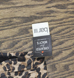 Bar III High Waist Full Coverage Swim Bottom Natural Brown Animal XL