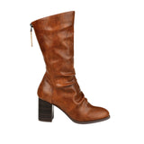 Journee Collection Women's Ruched Slouch Sequoia Boots SEQUOIA Brown 10M