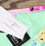 Salt + Cove Bottoms with Adjustable Side Ruching Boho Bliss Green Multi 2X