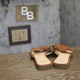 A New Day H-Band Slide Sandals 94805682 Cognac Brown 8M