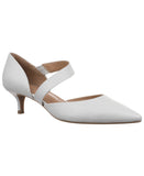 Style & Co. Womens Galenn Evening Pointed Toe Pumps 10021703000 Silver Gray 6M