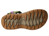 Teva 5 Universal Sport Adjustable Strappy Open Toe Sandals Iguana Green Multi 6M