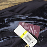 Felina Womens Velvet Trim Terry Lounge Jacket 900824 Parisian Night Blue 2X