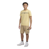Levi's Boys Loose Fit Nylon Cargo Shorts 91M383-Y16 Harvest GoldBrown M