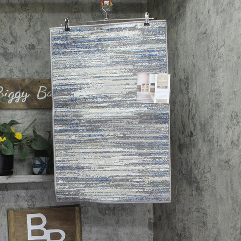 Mohawk Skid Resistant Accent Rug Gray Dark Blue 20x30