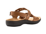 Clarks Laurieann Lily Slingback Sandals 26187053 Tan Leather Brown 12M