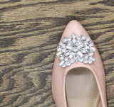 Journee Collection Womens Embellished Dressy Ballet Flats RENZO-WD Pink 8W