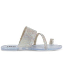 Inc International Concepts Women's Gianolo Jelly Sandals Clear Crystal White 5M