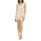 Flora by Flora Nikrooz Womens Claudine Sleeveless Pajama Shirt Top Peach Pink S