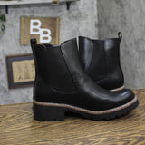 Universal Thread Womens Celina Ankle Chelsea Boots 94568443 Black 7M