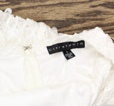 City Studio Junior Sheath Crochet Lace Skater Dress 6642GX1AT1 White 5