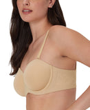 Bali Womens Coolest Smoothing Strapless Minimizer Bra Beige Brown 38D