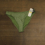 Salt + Cove Lurex Hipster Bikini Bottom SC25081GB Olive Green M