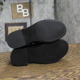 Universal Thread Womens Connor Harness Buckle Ankle Boots 90511576 Black 6M