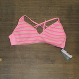 Wild Fable Womens Striped Crochet Bralette Bikini Top PID-X2Z440