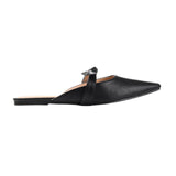Journee Collection Womens Missie Slip On Square Toe Mules Flats Black 12M