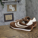 DV Dolce Vita Womens Hype Round Toe Low Top Lace Up Sneakers Chestnut Brown 8.5M