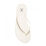 Shade & Shore Womens Cali Flip Flop Sandals 89255319 Cream Off White 7M