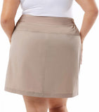32 Degrees Cool Womens Lightweight Tech Skort 1745837 Beige Brown S