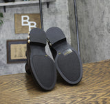 On 34th Womens Jeovana Pearl Chelsea Booties 10019682400 Black Smooth 5.5M