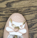 Naturalizer Womens Ashlyn Ballet Flat Shoes Bow J7824L2 Cameo Pink Leather 6.5M